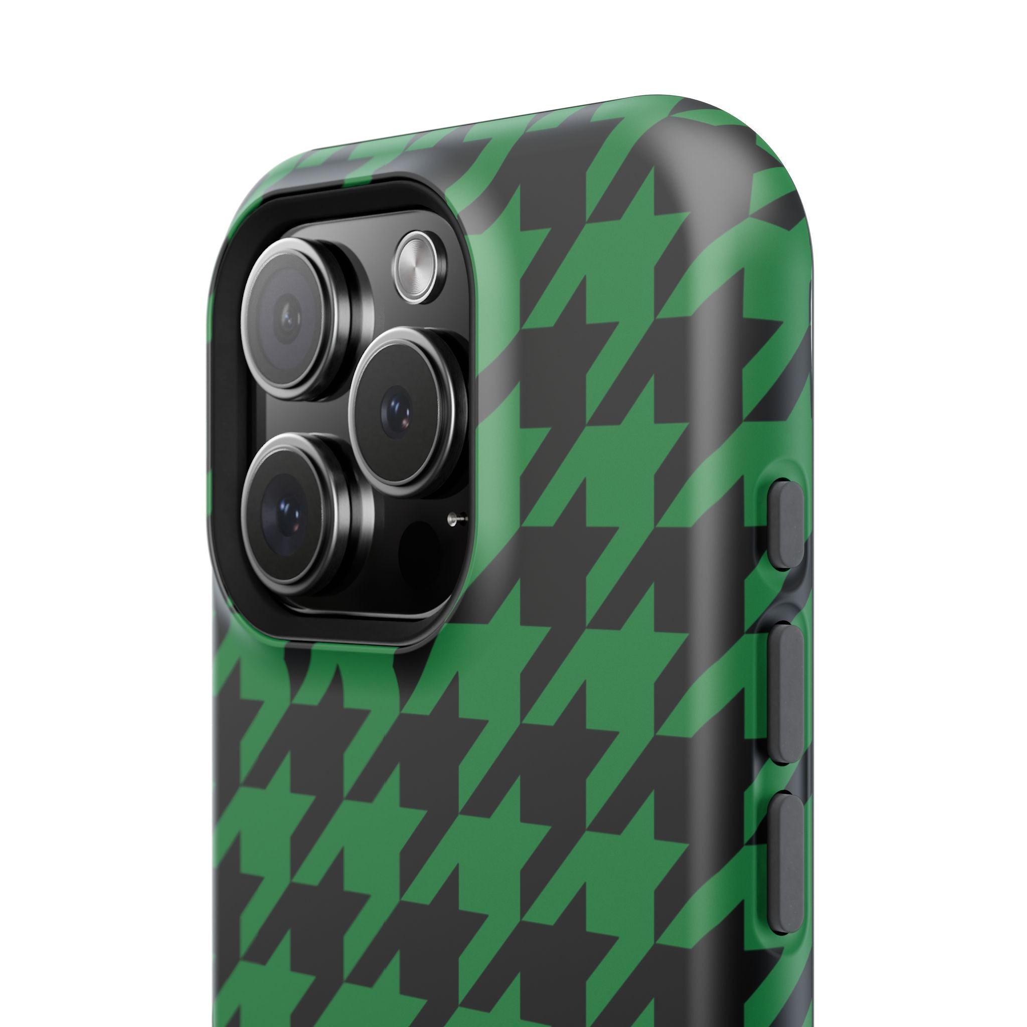 Green Houndstooth Case