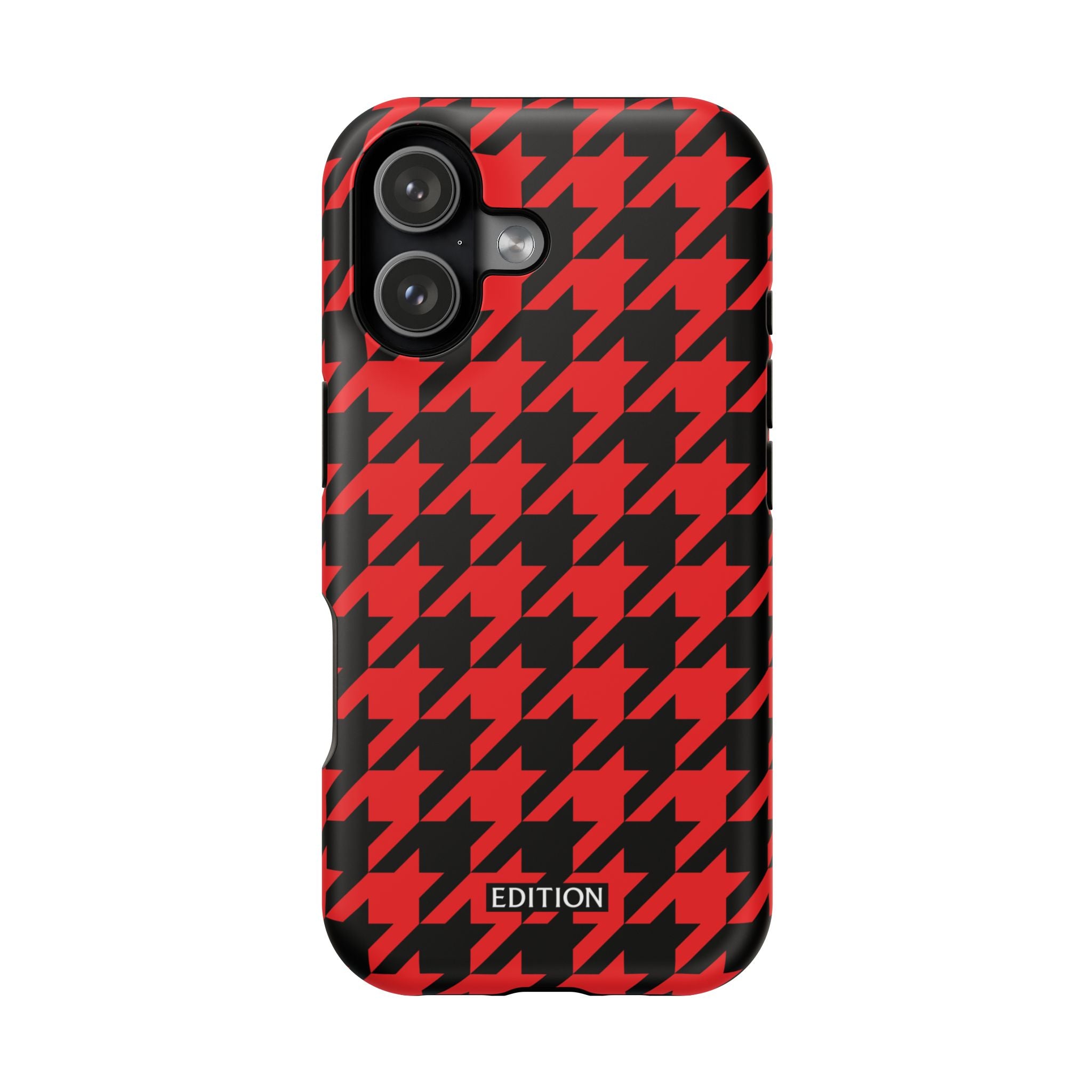 Red Houndstooth Case