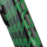 Green Houndstooth Case