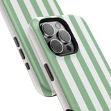 Green Beach Stripe Case