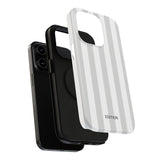 Grey Beach Stripe Case