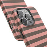 Peach Stripe Case