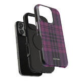 Black and Pink Plaid Case