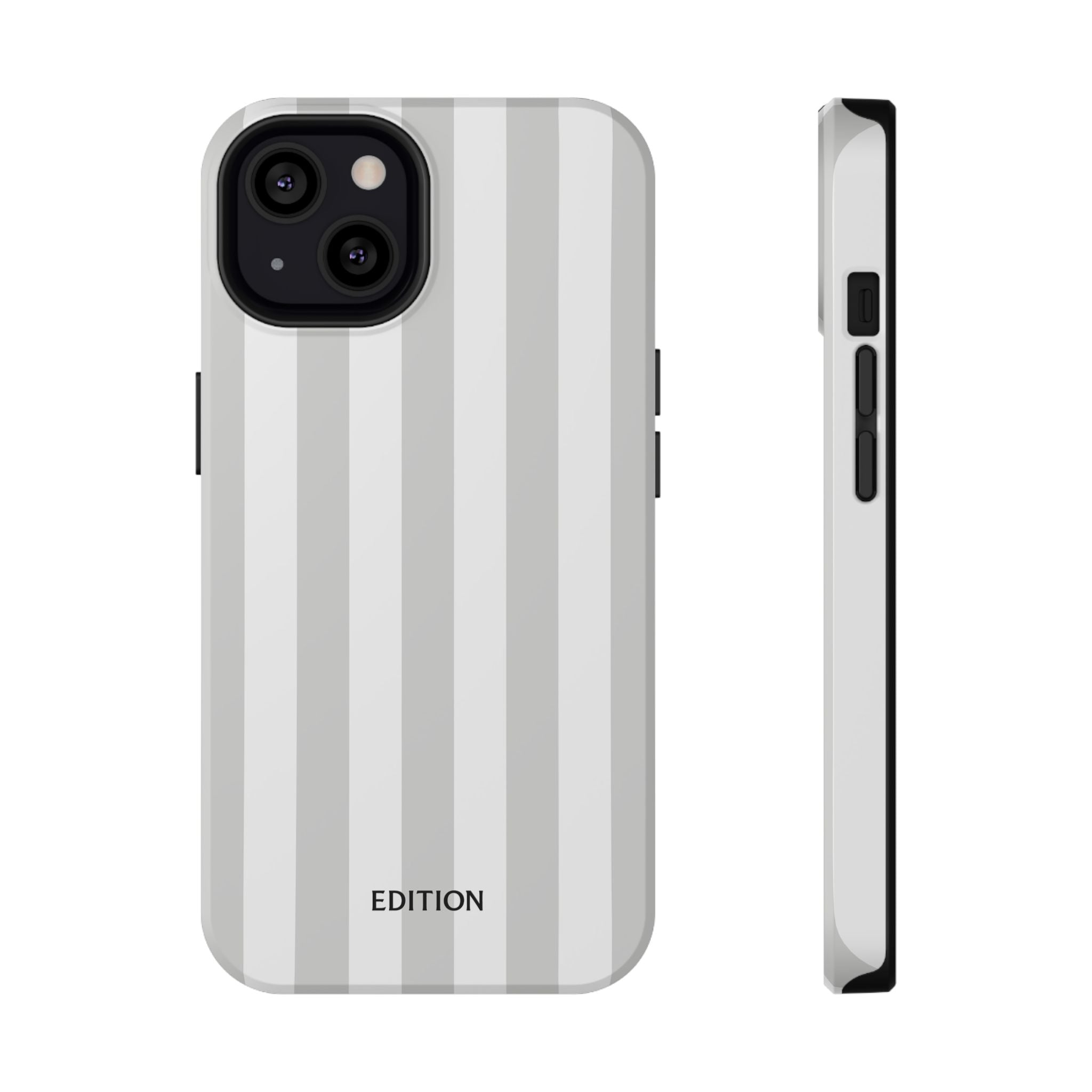 Grey Beach Stripe Case