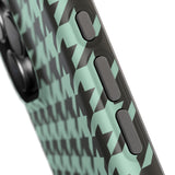 Mint Chip Houndstooth Case