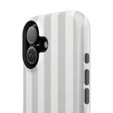Grey Beach Stripe Case