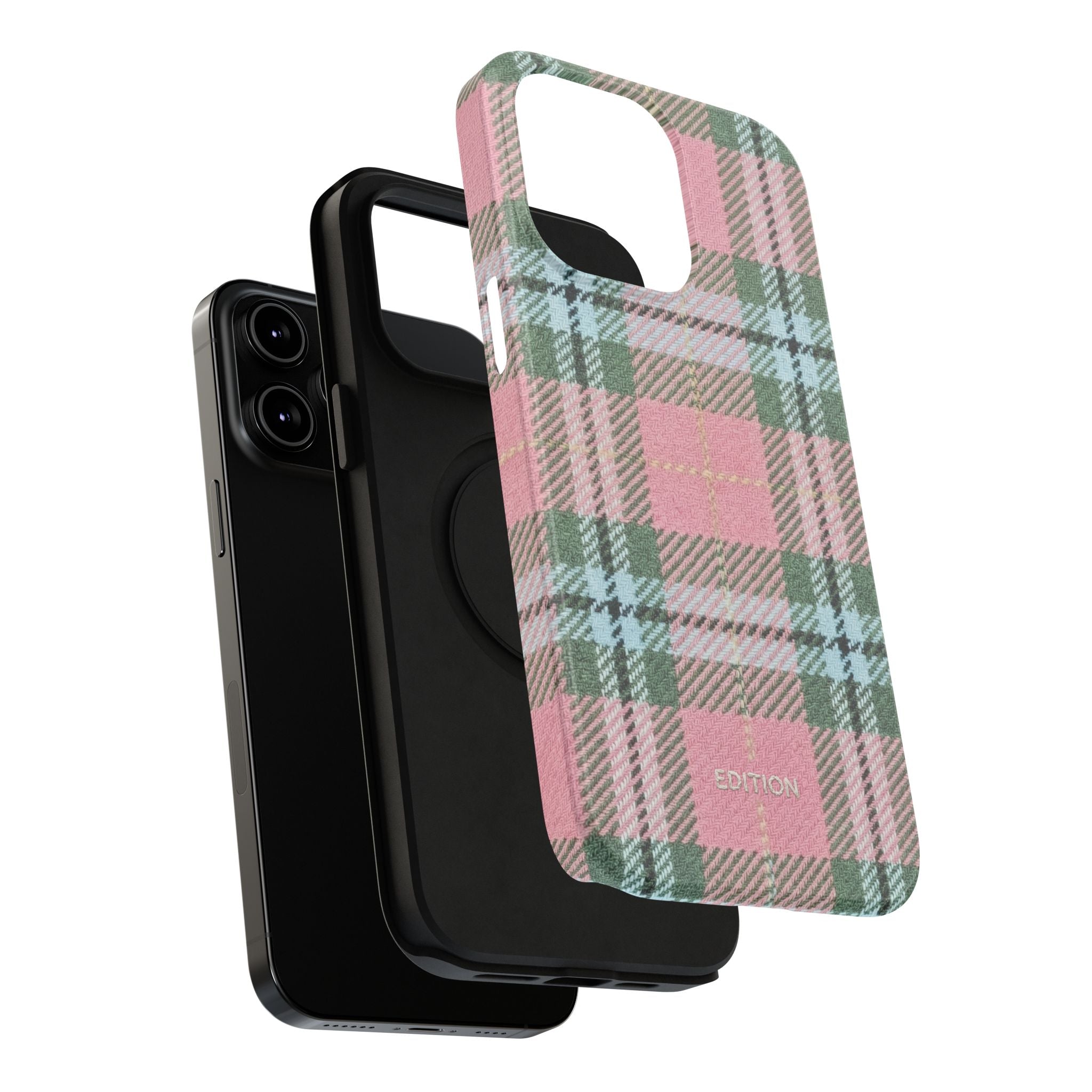 Baby Pink Plaid Case