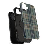 Green and Blue Plaid Case