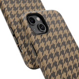 Chocolate Chip Cookie Houndstooth Case