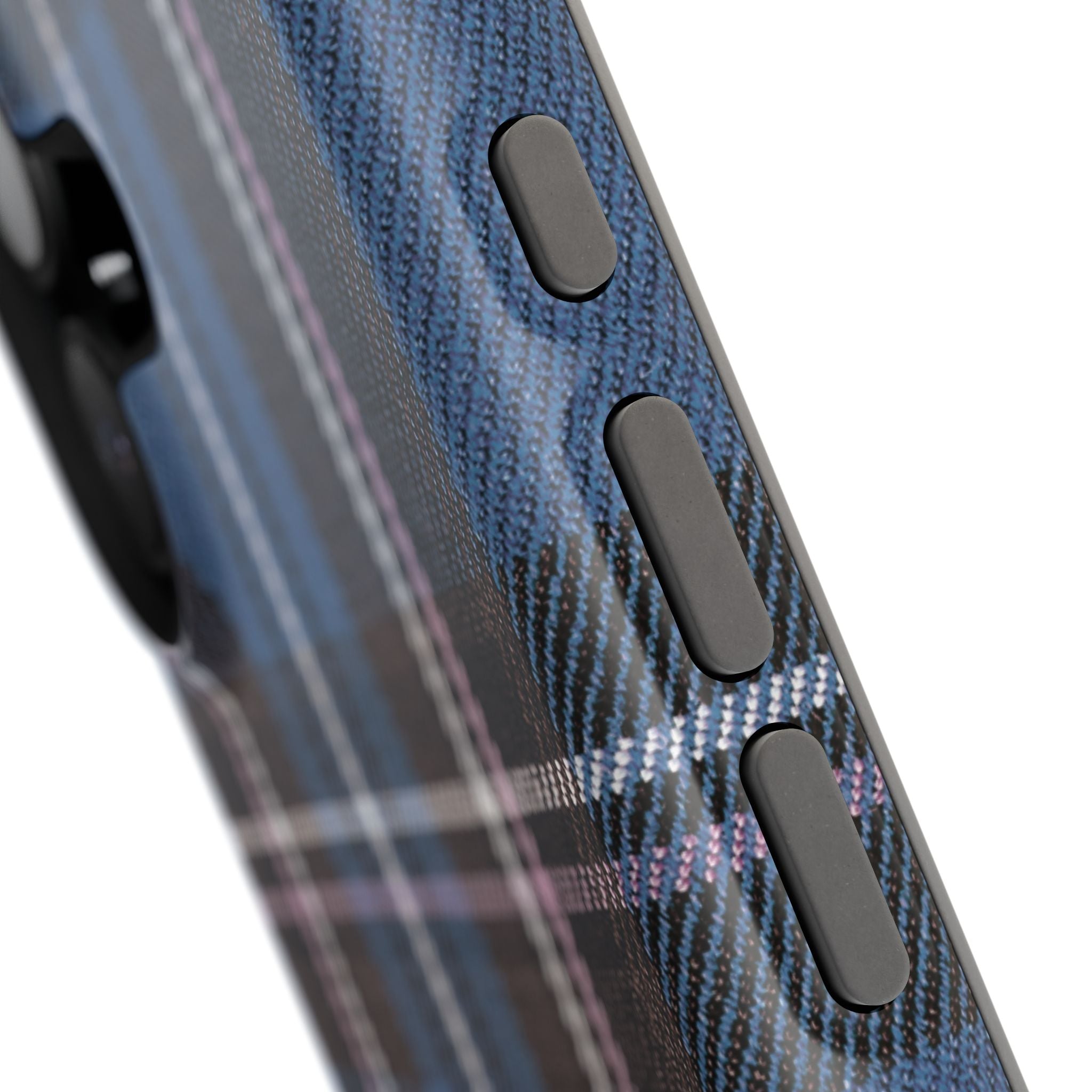 Blue and Pink Plaid Case