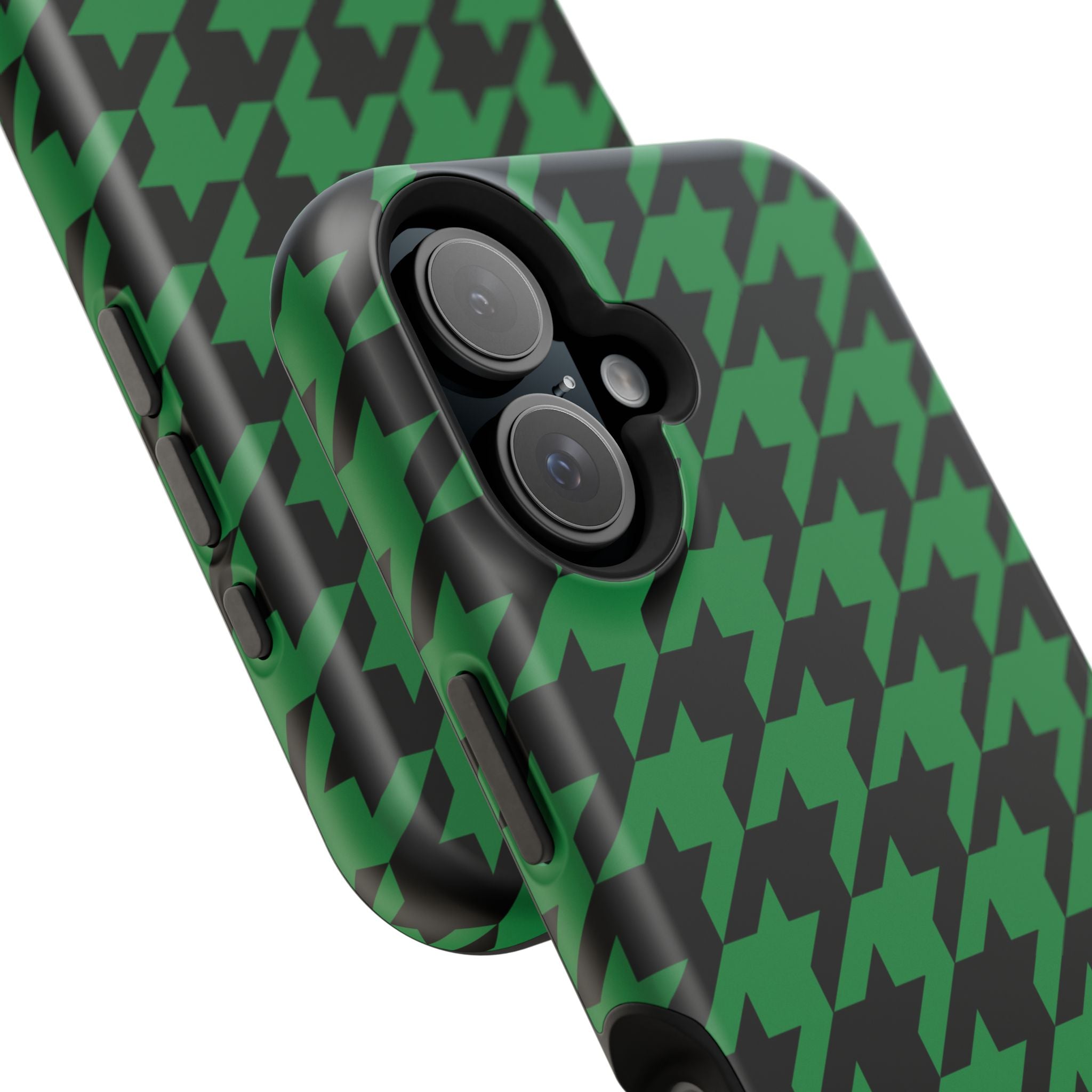 Green Houndstooth Case