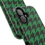 Green Houndstooth Case
