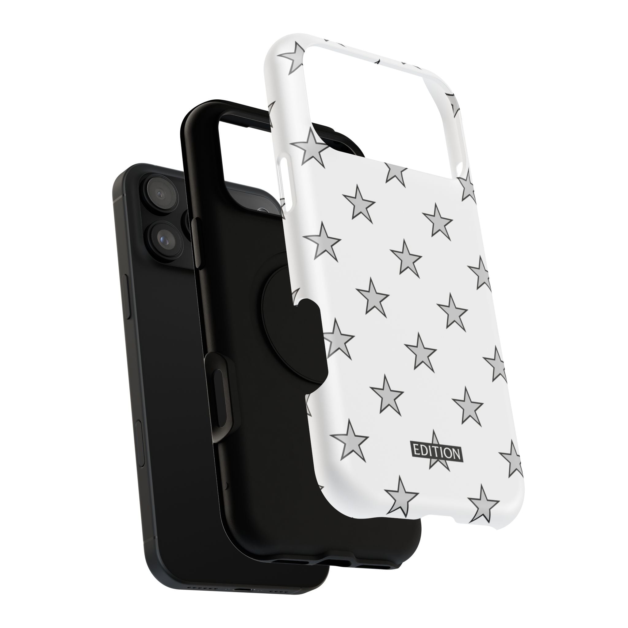 Grey and White Star Case