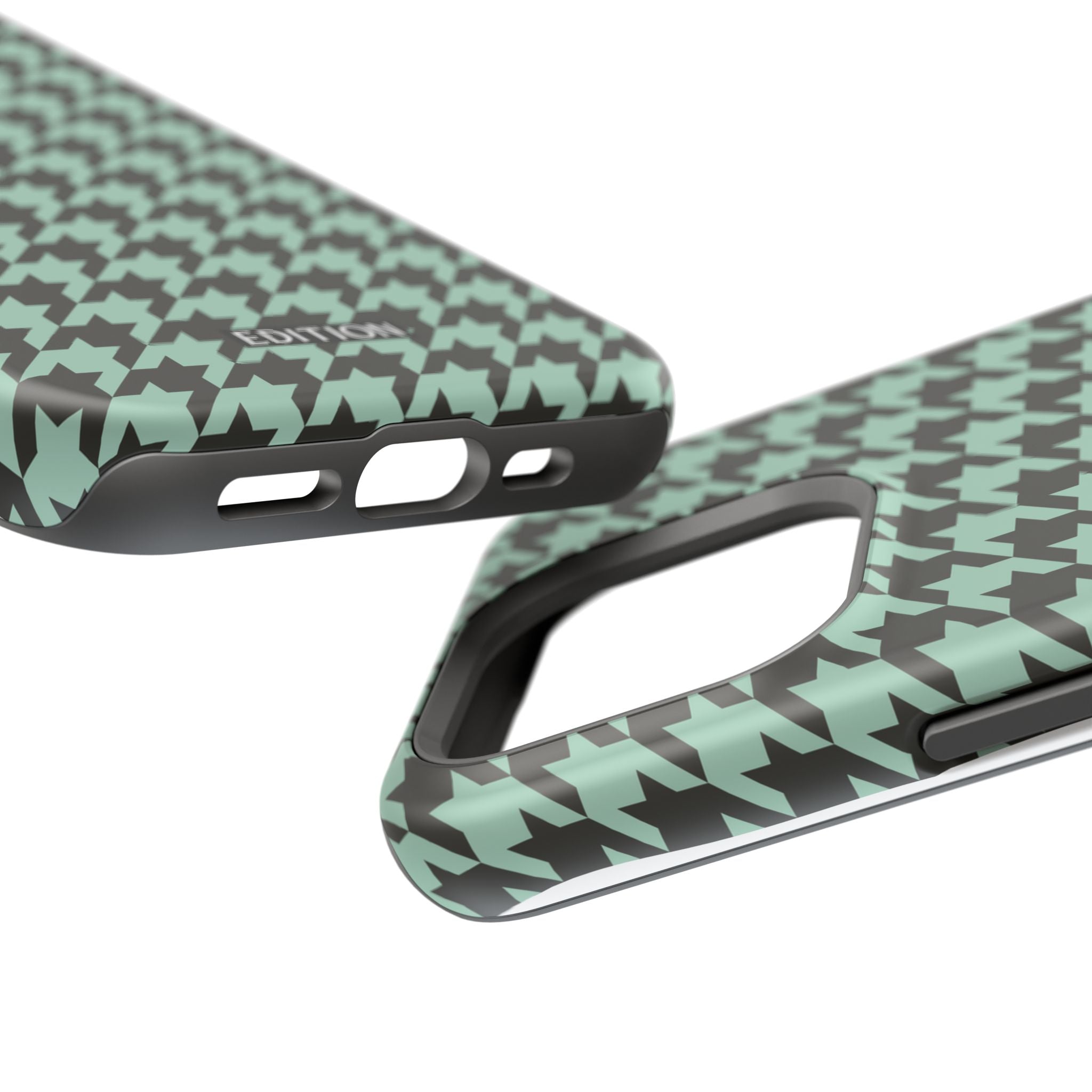 Mint Chip Houndstooth Case