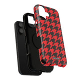 Red Houndstooth Case