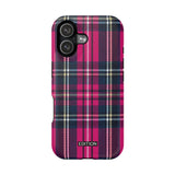 Hot Pink and Navy Plaid Case