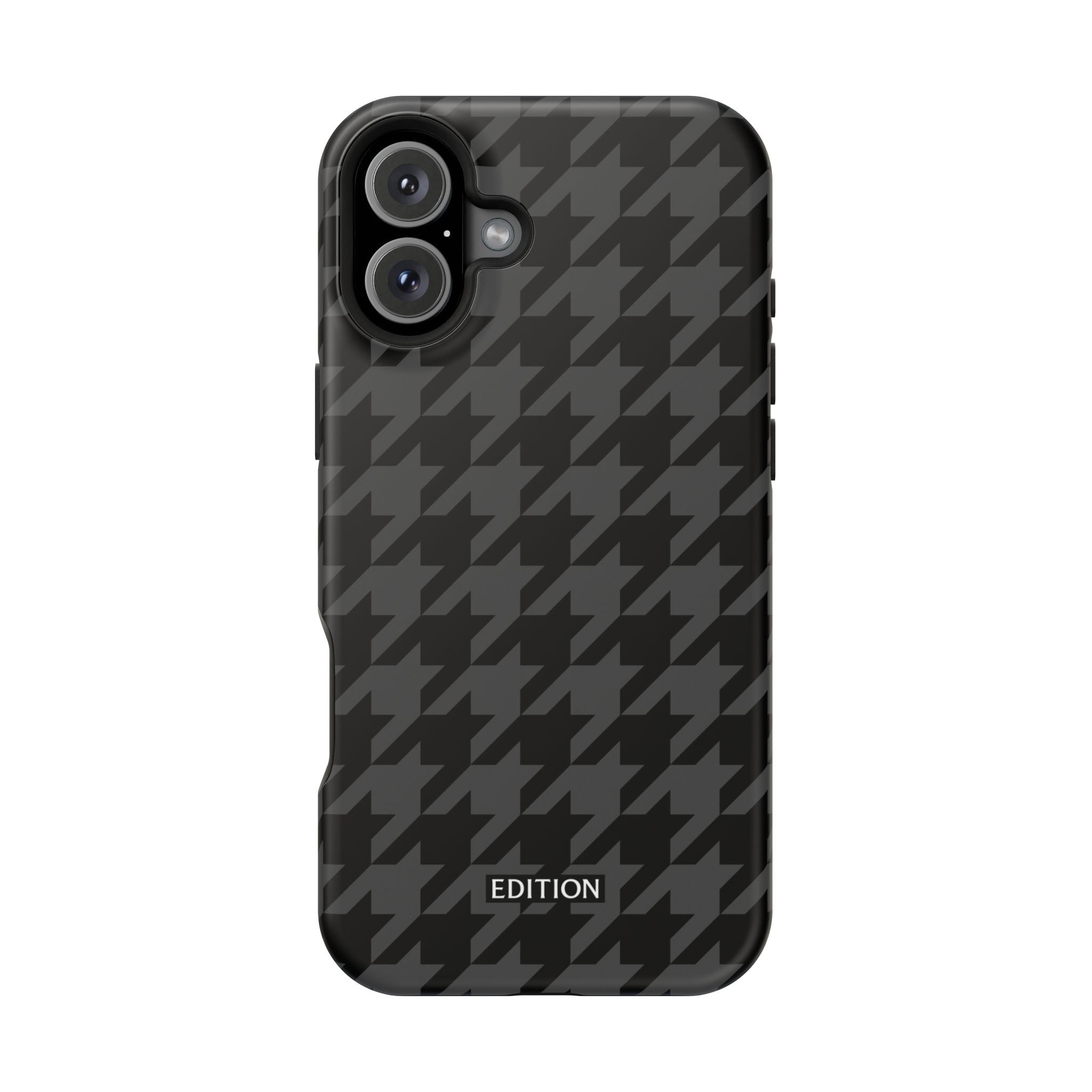 Grey Houndstooth Case
