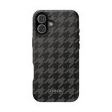 Grey Houndstooth Case