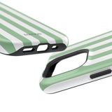Green Beach Stripe Case