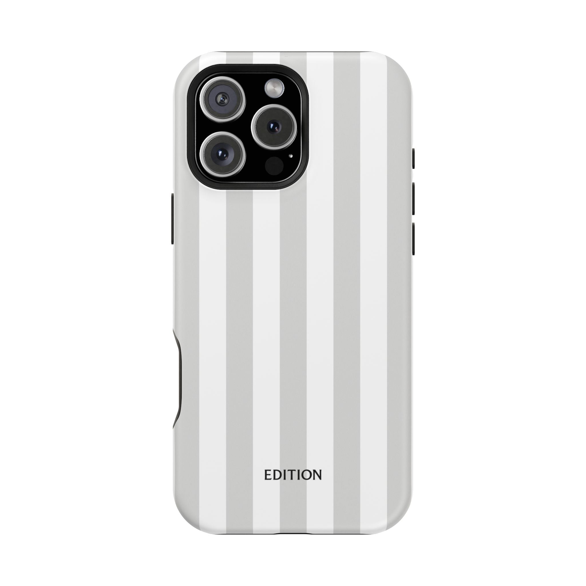 Grey Beach Stripe Case