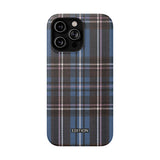 Blue and Pink Plaid Case