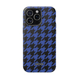 Blue Houndstooth Case