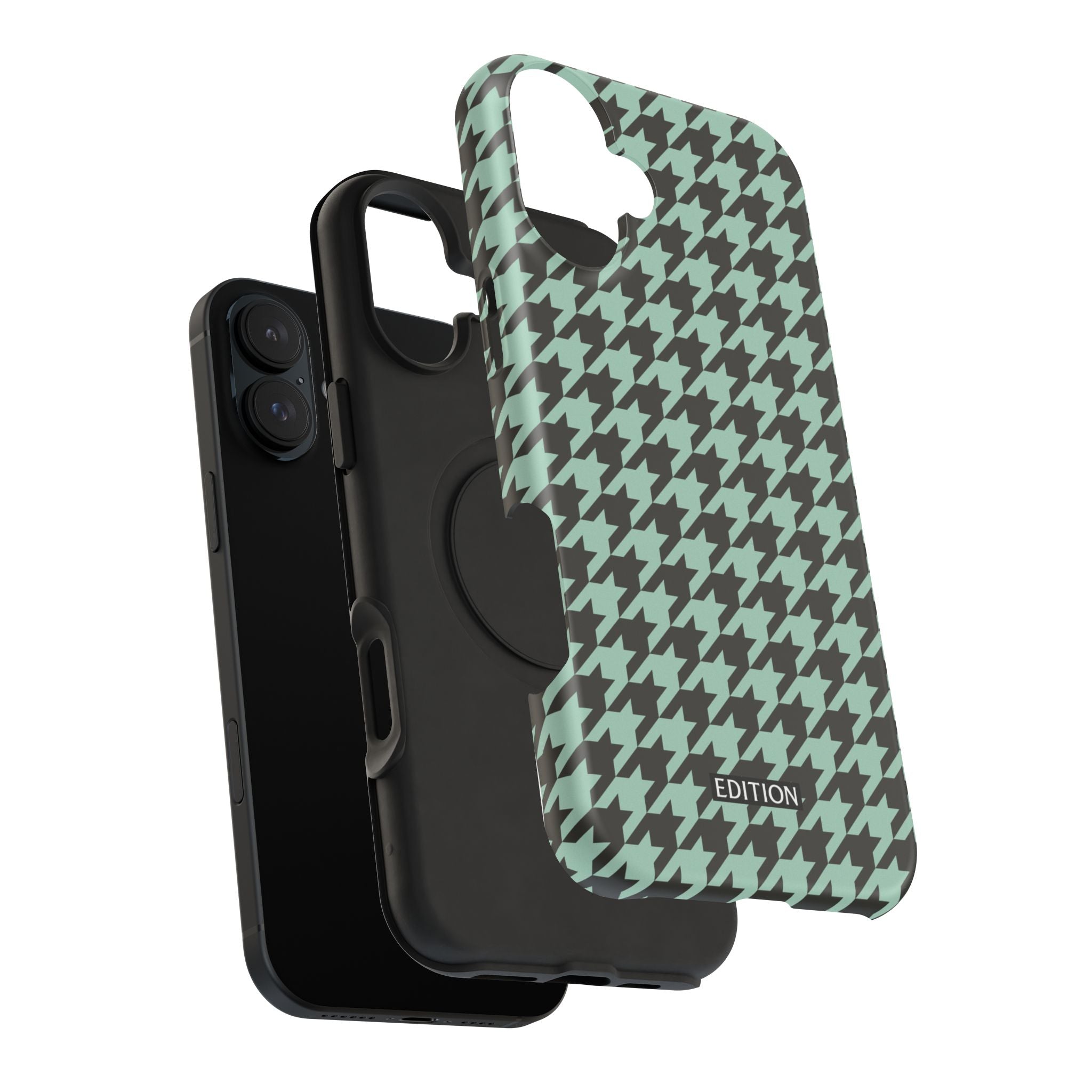 Mint Chip Houndstooth Case