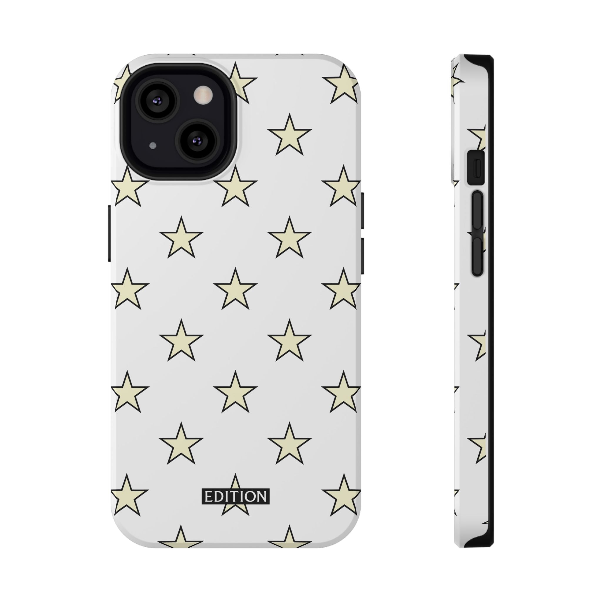 Yellow and White Star Case