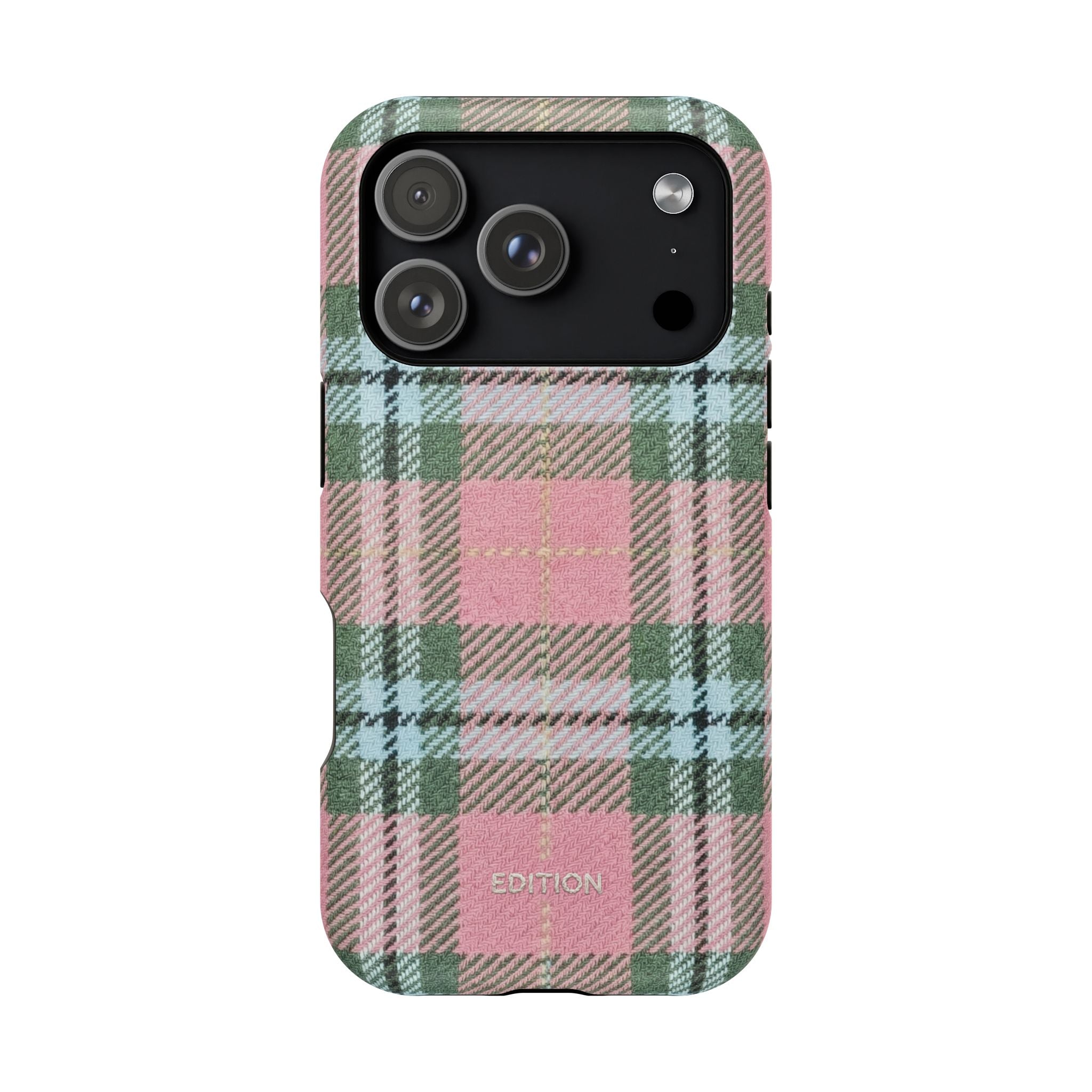 Baby Pink Plaid Case