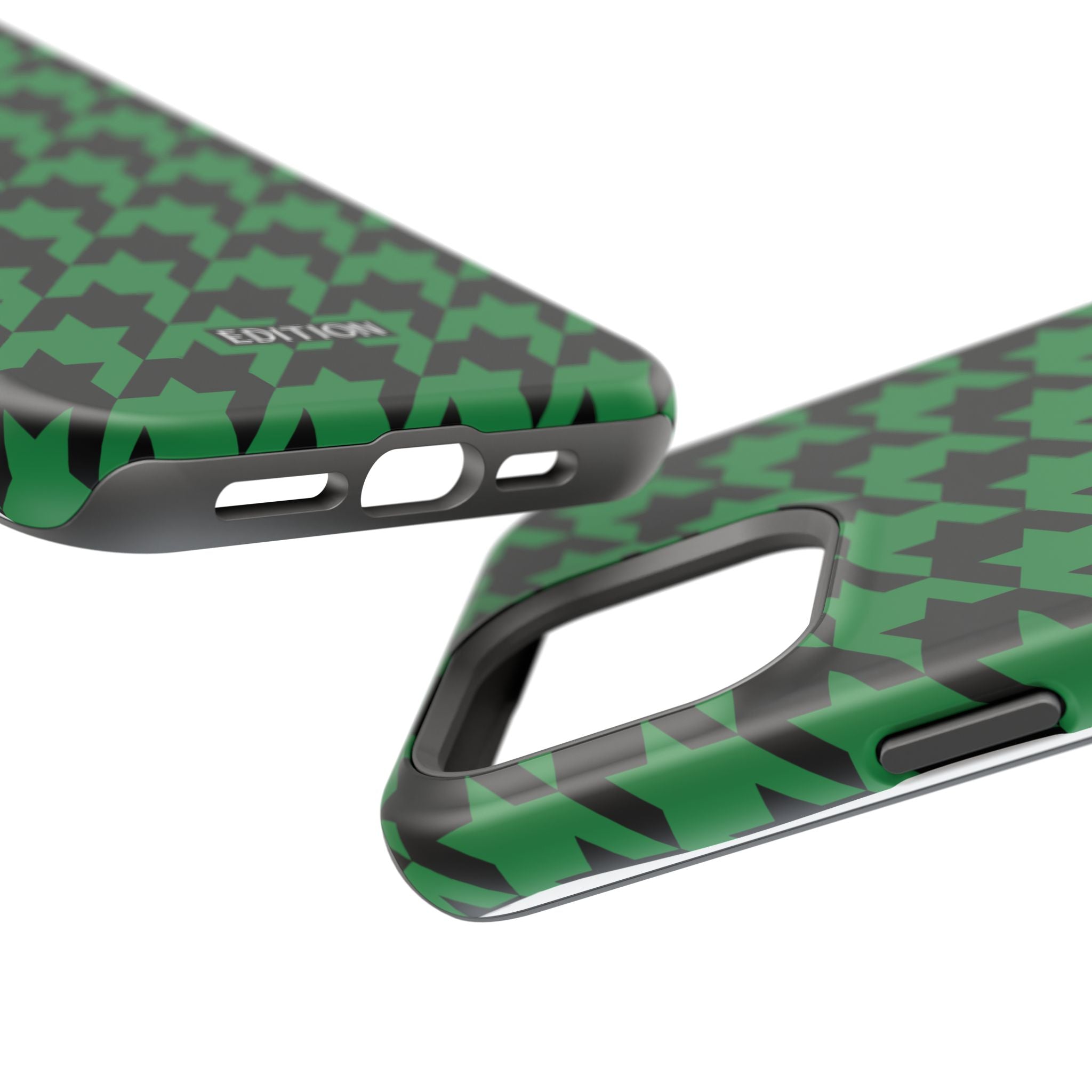 Green Houndstooth Case