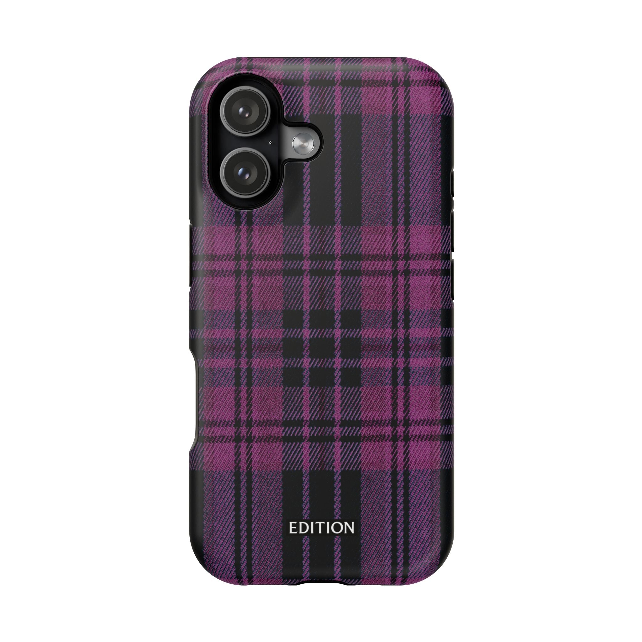 Black and Pink Plaid Case