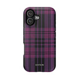 Black and Pink Plaid Case