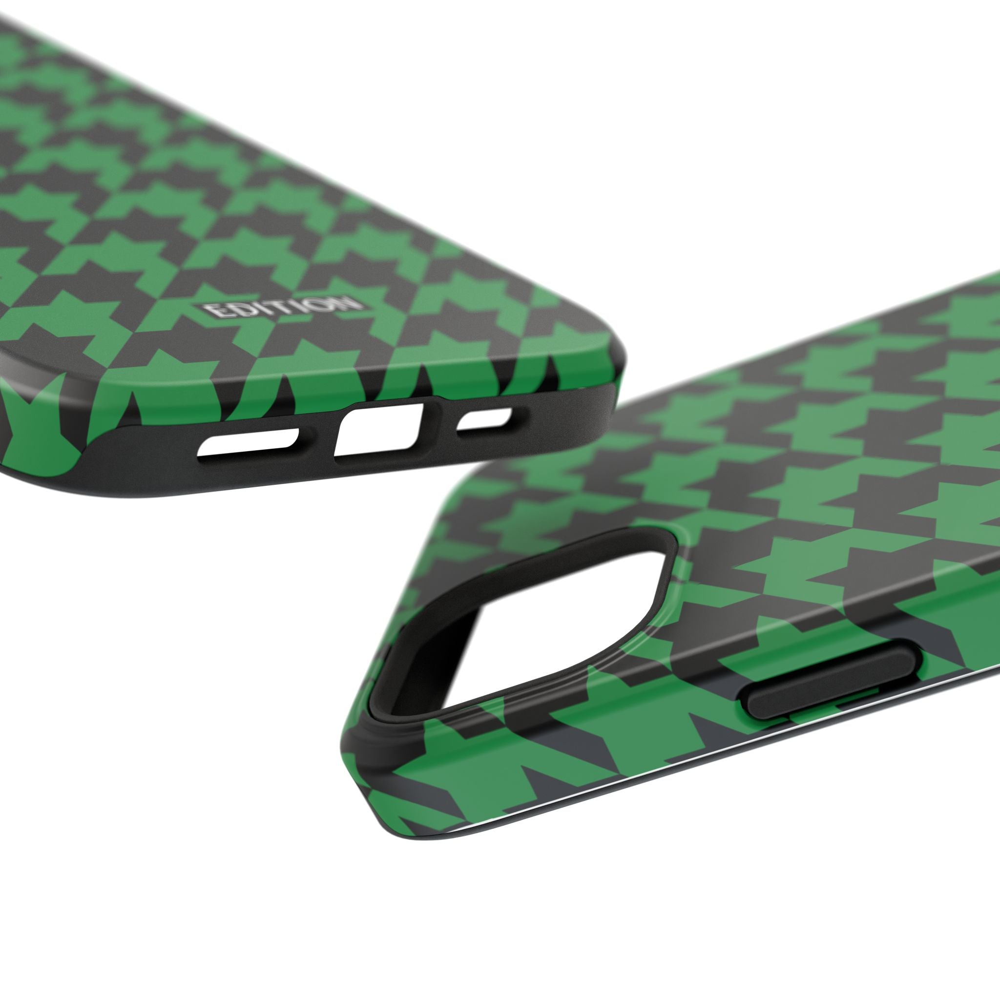 Green Houndstooth Case