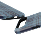Navy Plaid Case