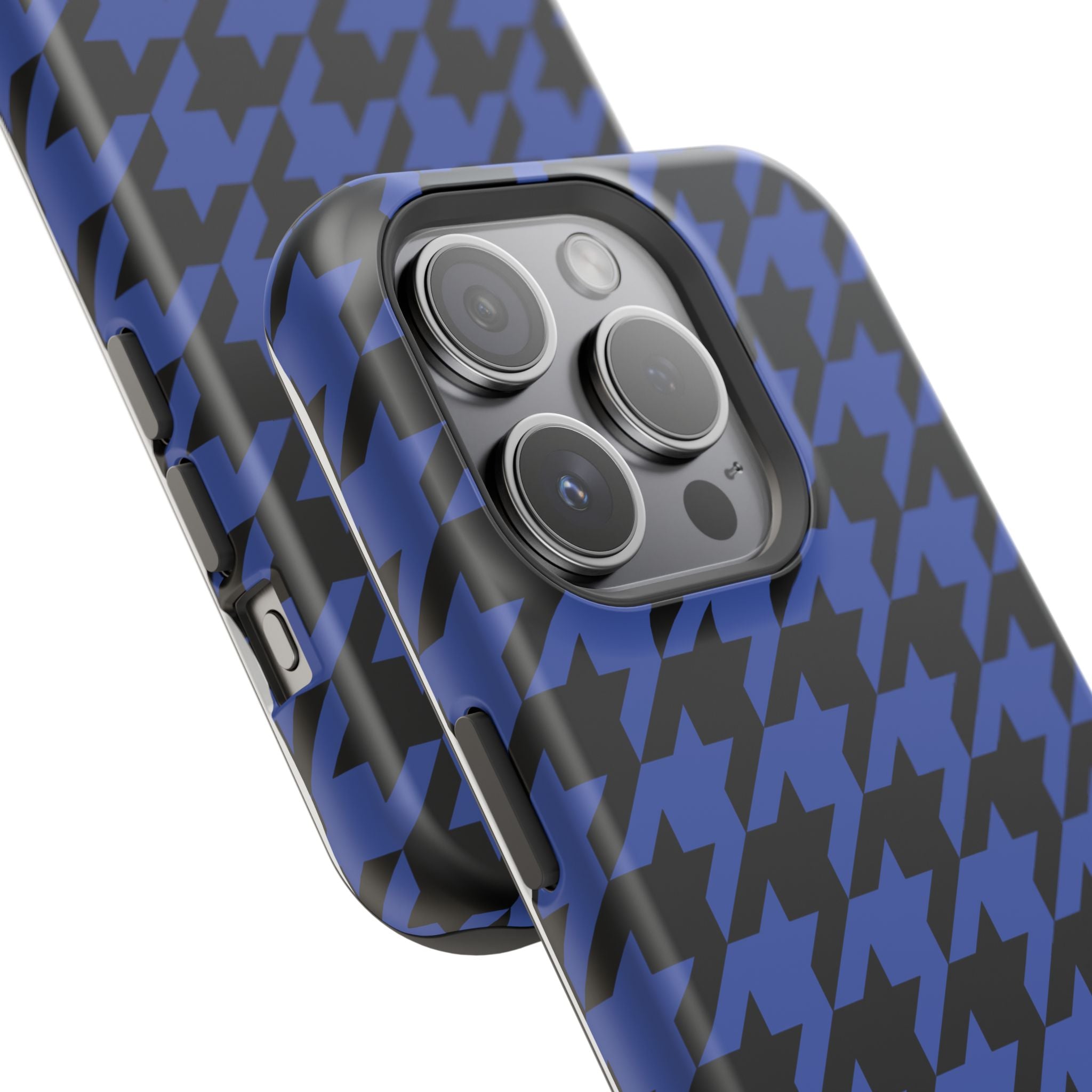 Blue Houndstooth Case