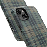 Green and Blue Plaid Case