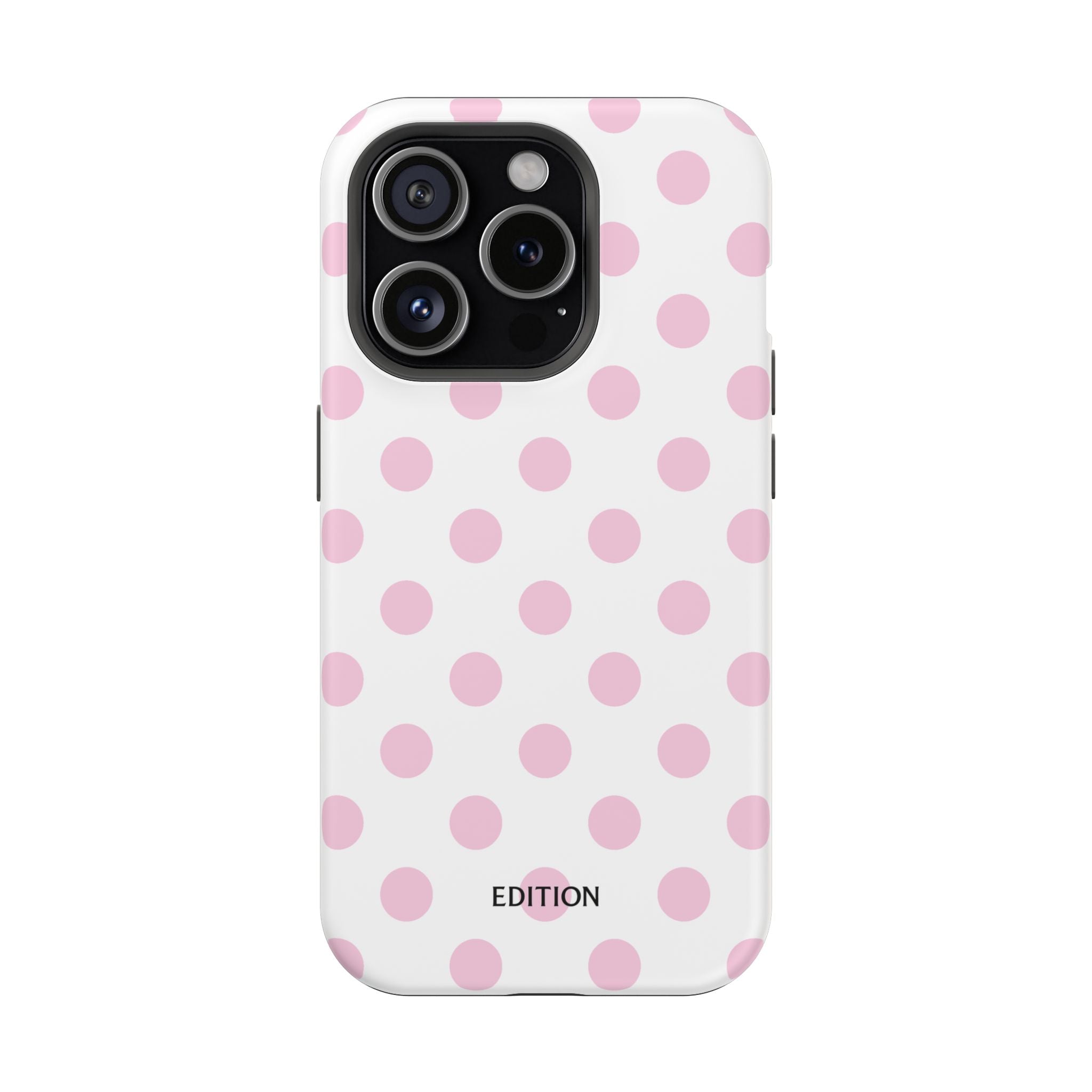 Pink and White Polka Dot Case