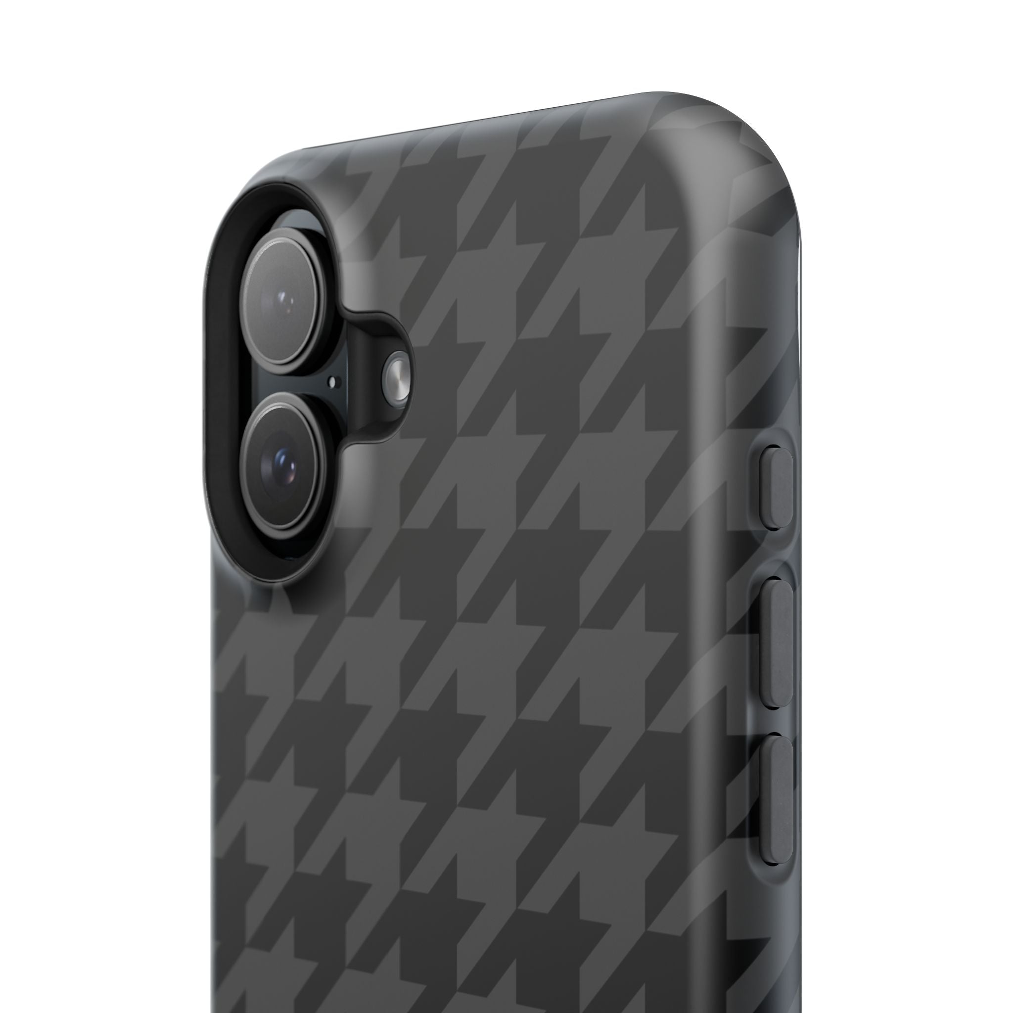 Grey Houndstooth Case