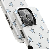 Blue and White Star Case