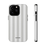 Grey Beach Stripe Case