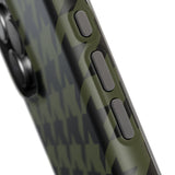 Army Green Houndstooth Case