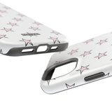 Pink and White Star Case