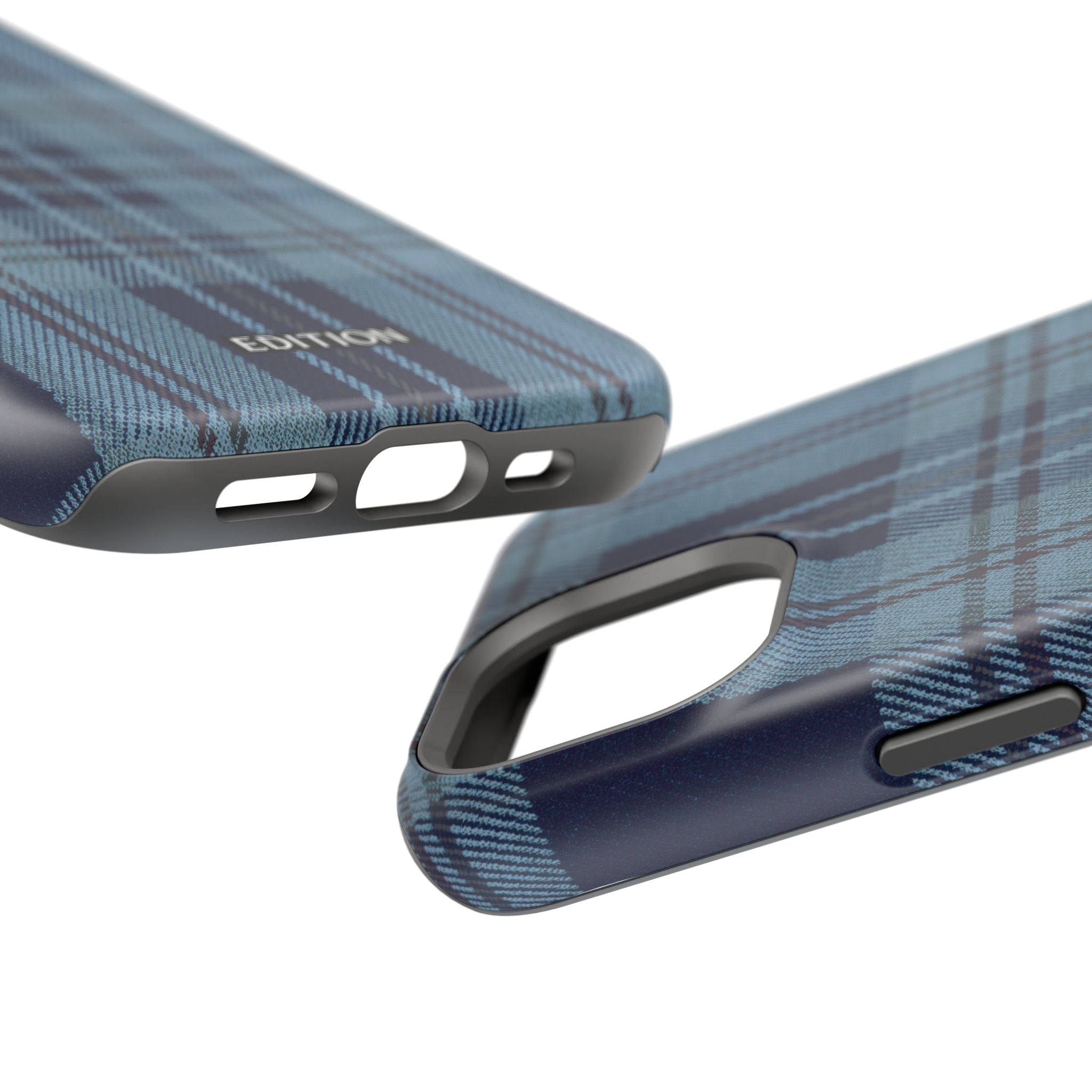 Navy Plaid Case