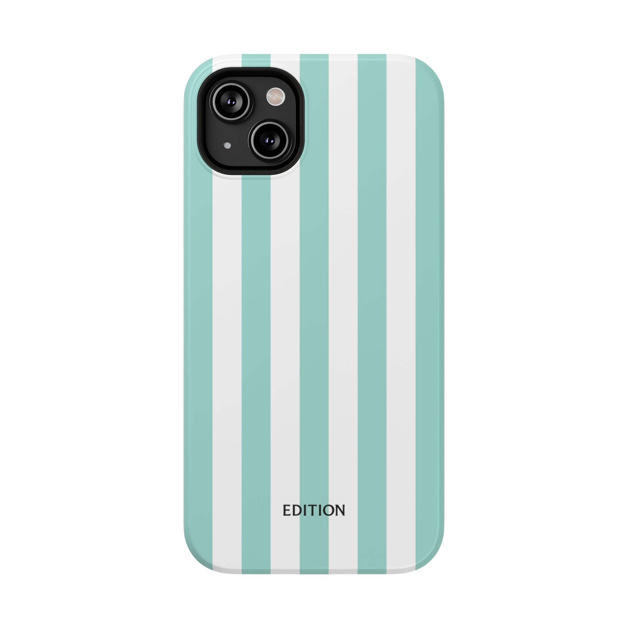 Teal Beach Stripe Case