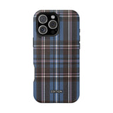 Blue and Pink Plaid Case