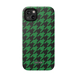 Green Houndstooth Case