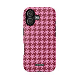 Raspberry Sorbet Houndstooth Case