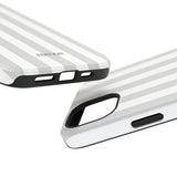 Grey Beach Stripe Case