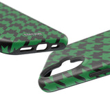 Green Houndstooth Case