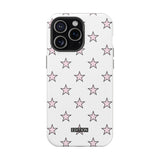 Pink and White Star Case